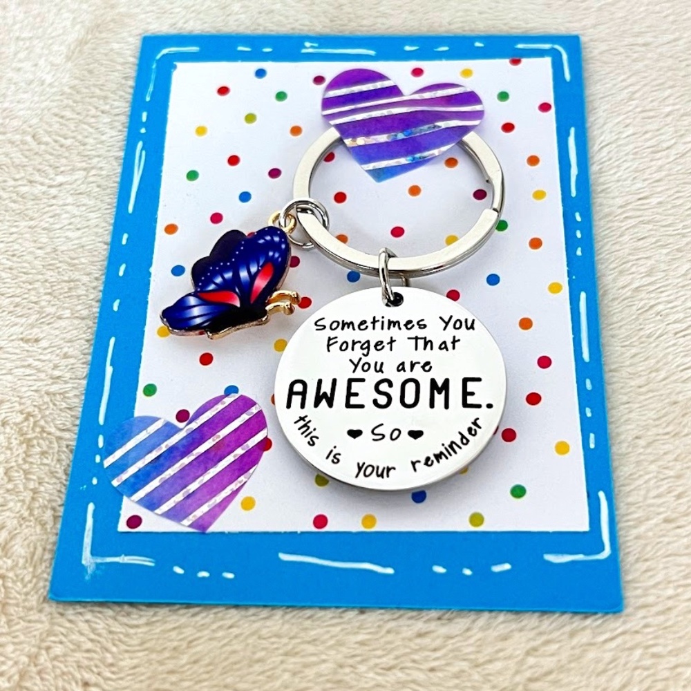 New "You Are Awesome" Handmade Key Chain